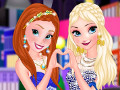 Anna and Elsa Girls Night Out
